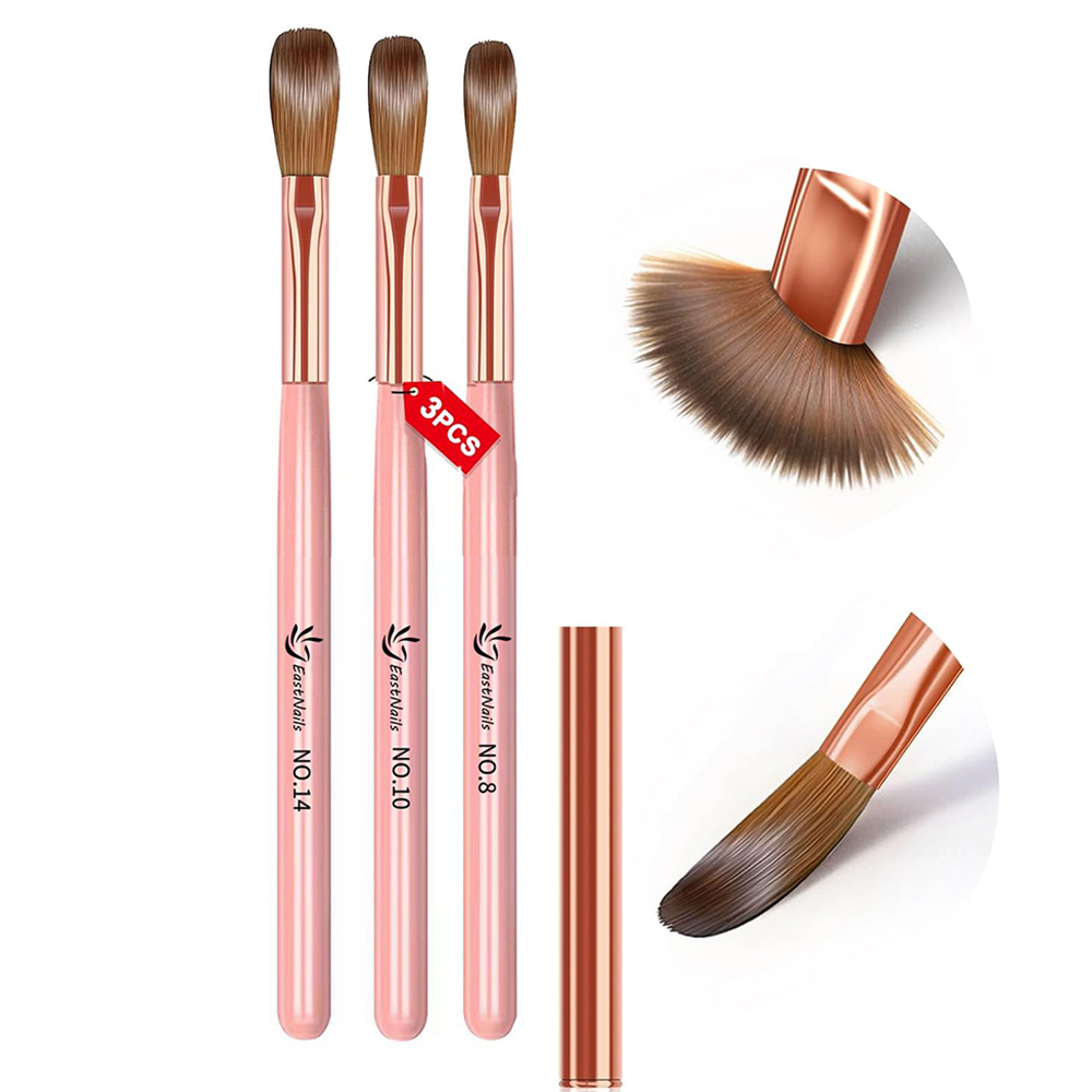 Blush Brush Kabuki - Juego de 3 uds de pinceles
