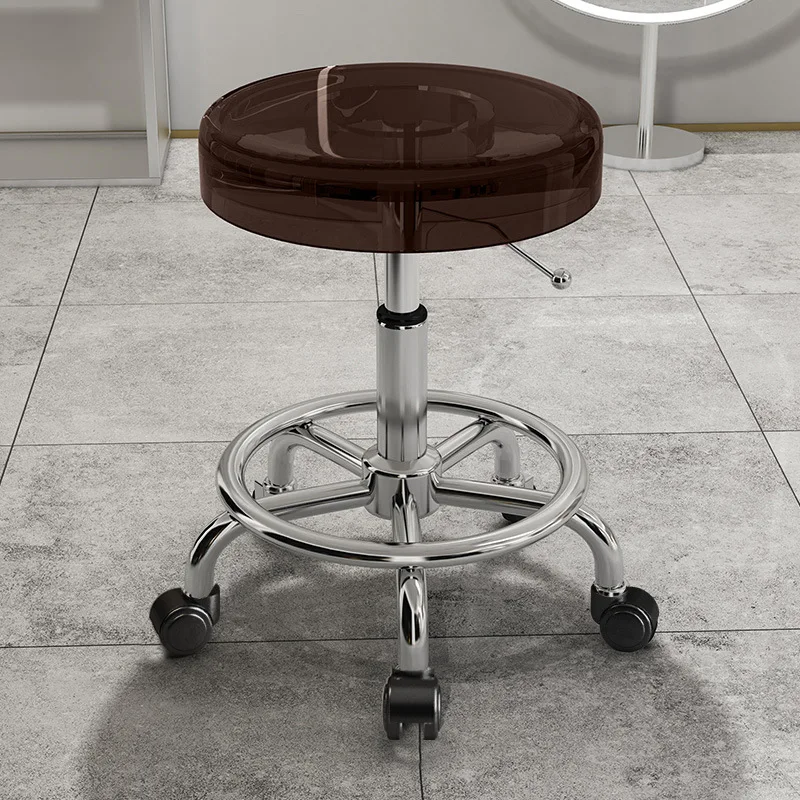 Beauty Makeup Bar - Taburete multifuncional de acero inoxidable, silla