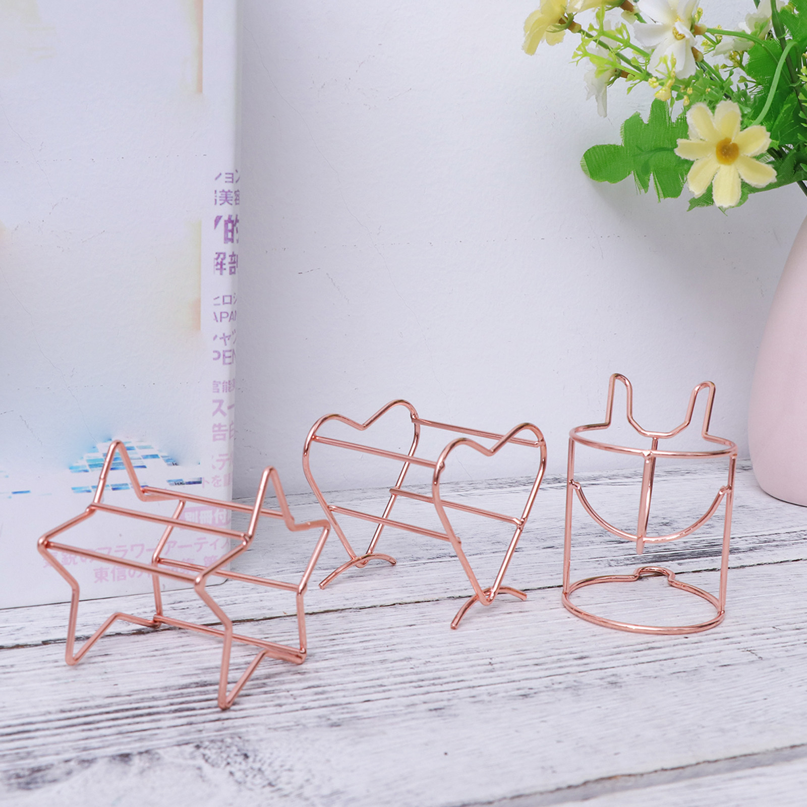 Beauty For You Makeup - Soporte de metal elegante para esponjas
