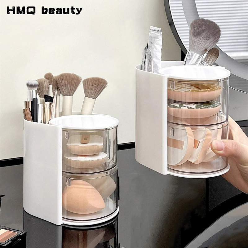 Beauty Makeup Lipstick - Organizador Giratorio 2 en 1 para