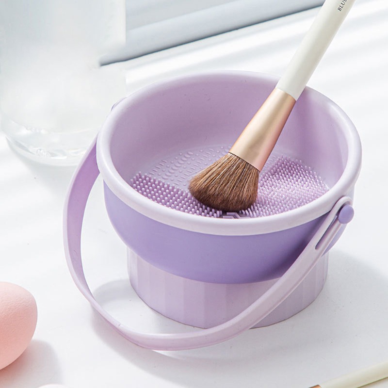 Beauty Makeup Egg - Bola de silicona para limpiar brochas