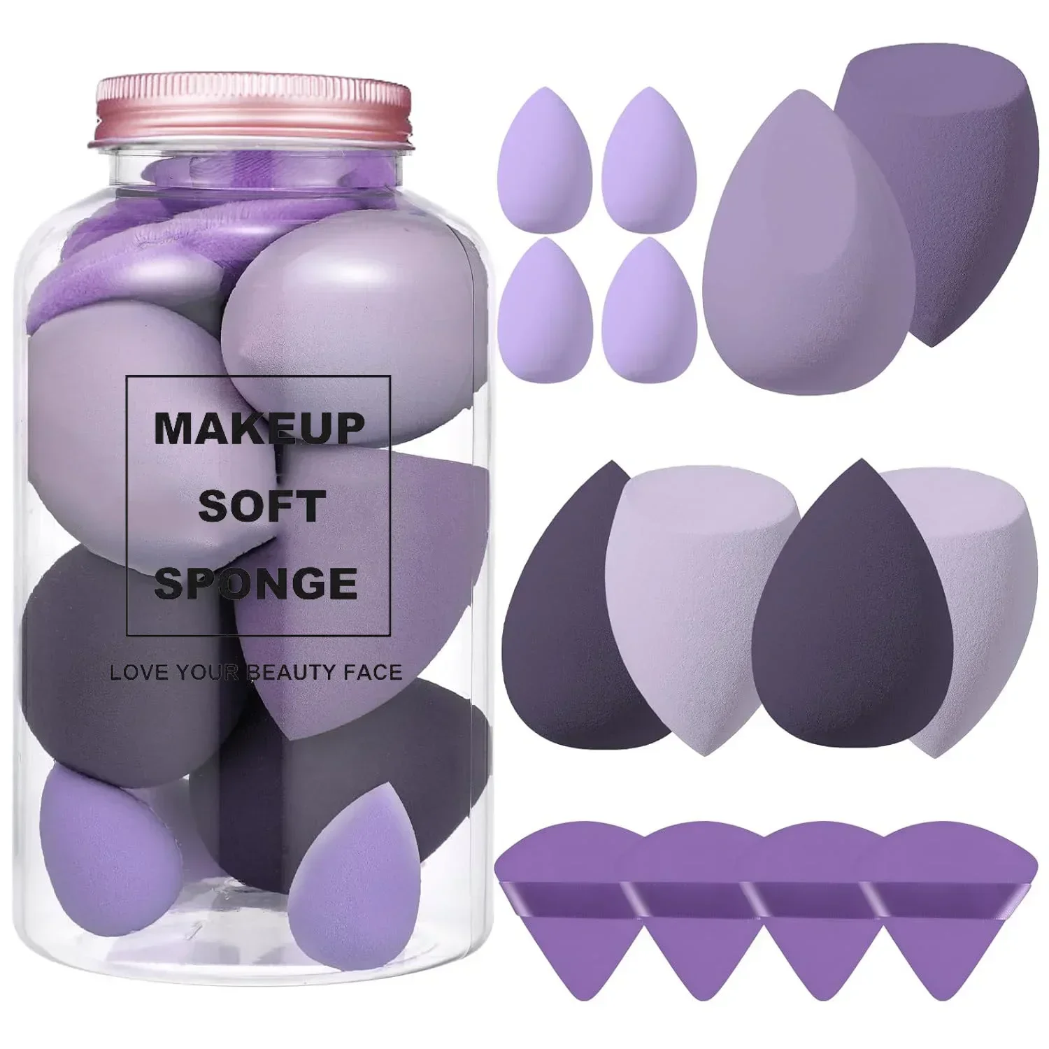 Beauty Makeup Egg - Esponja de maquillaje para licuadora, huevo