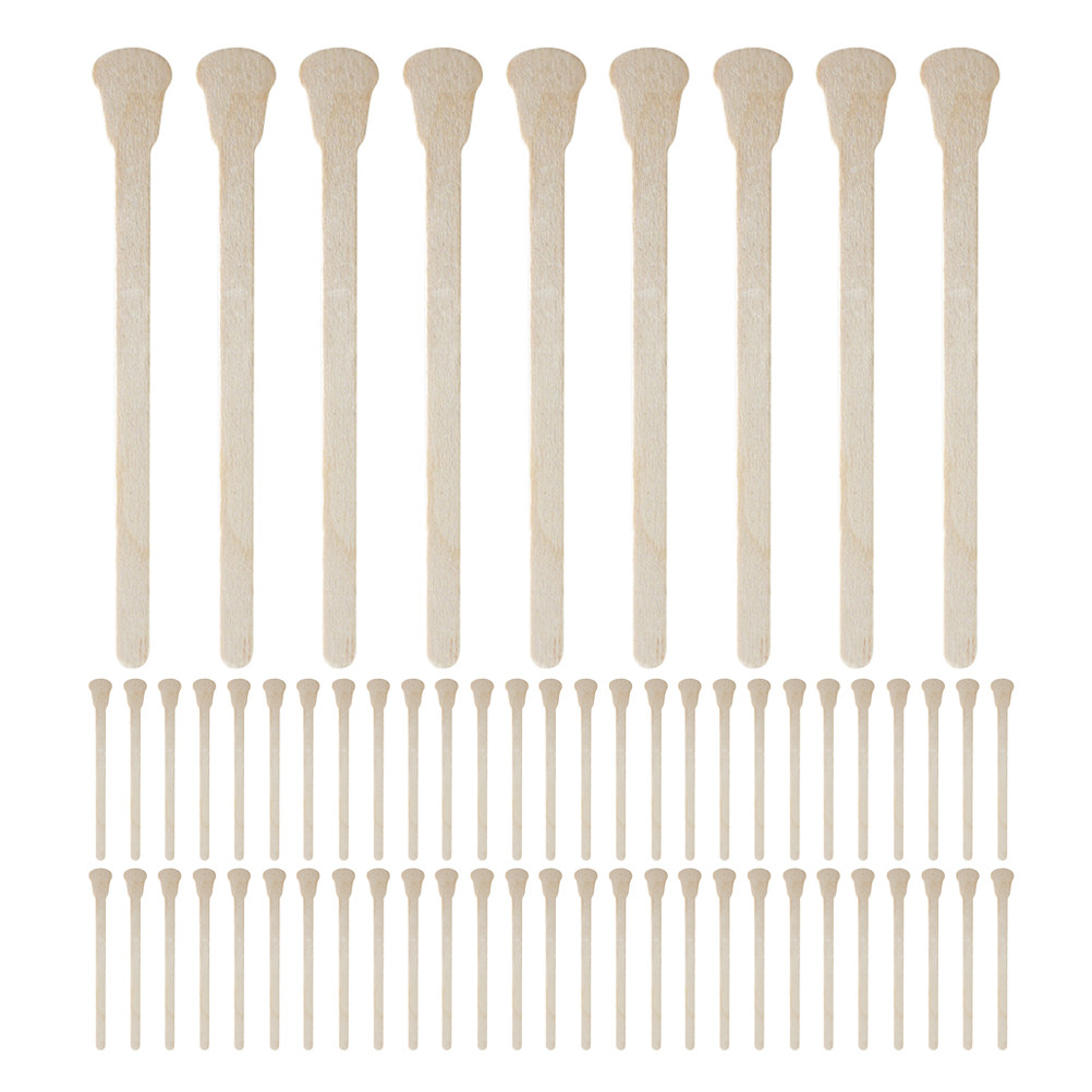 Beauty Makeup Lipstick - 100 Palitos de Cera de Madera