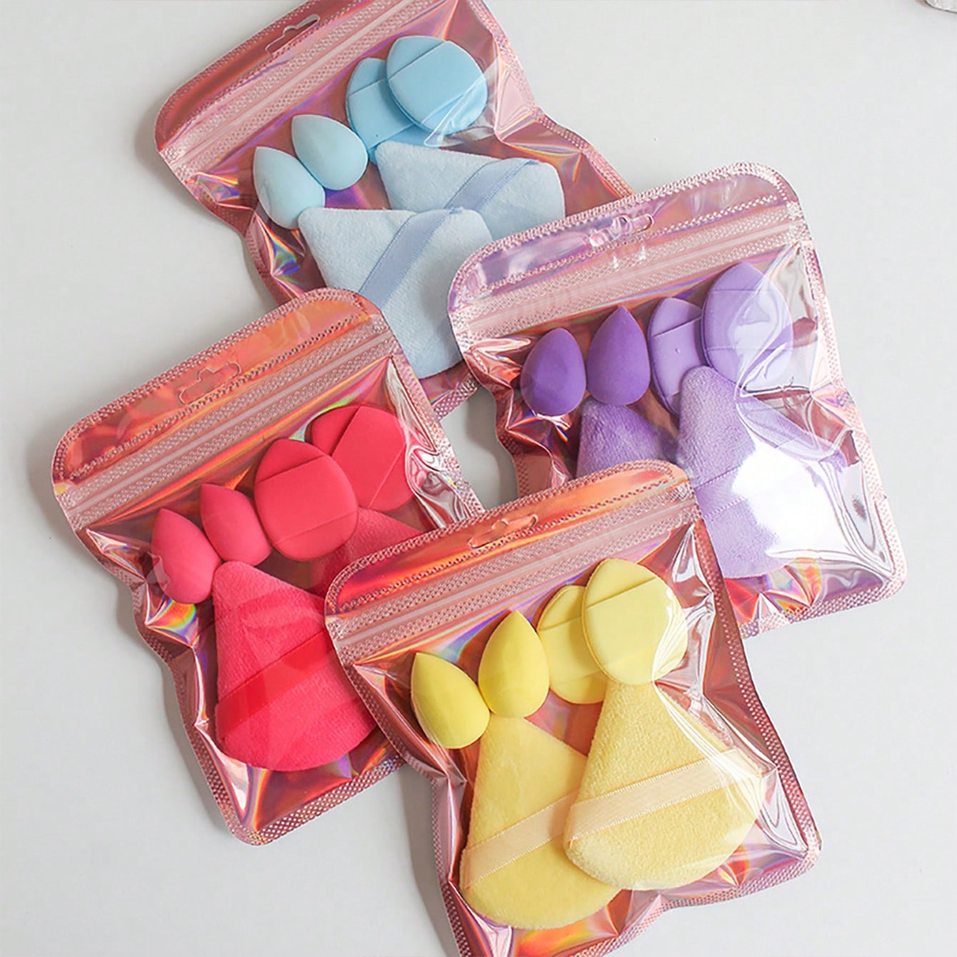 Juego de 6 esponjas triangular - Beauty Makeup Egg reseña y precio