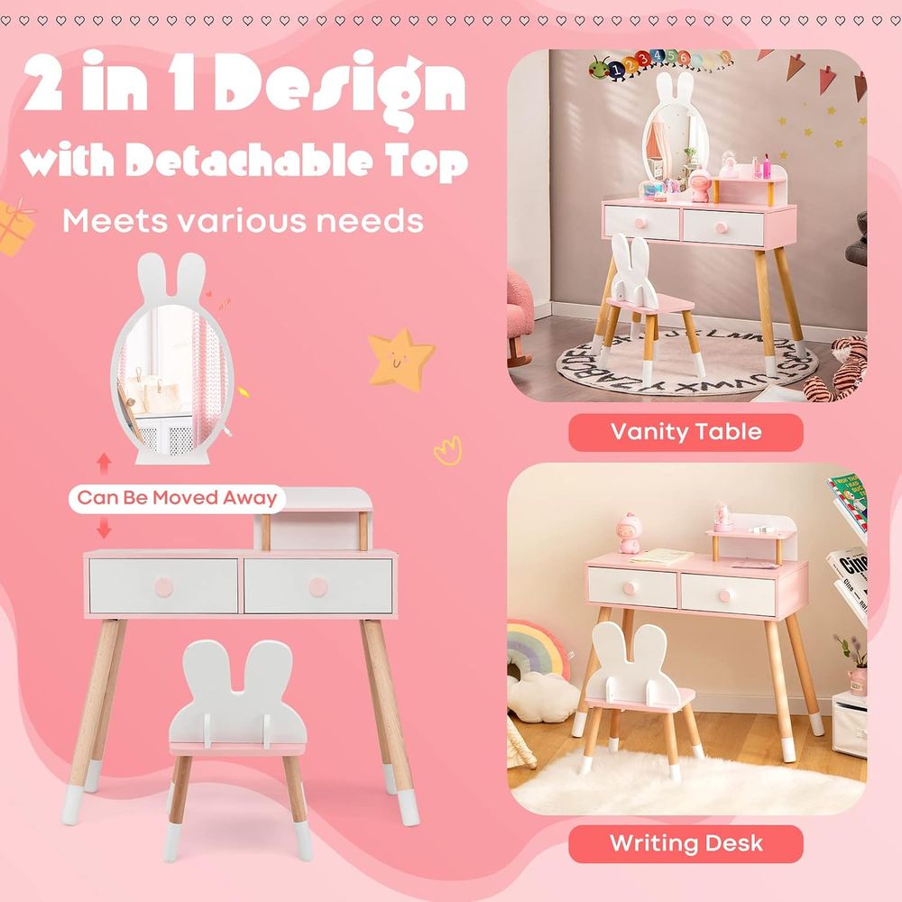 EY Kids Vanity, Juego de Mesa  - Beauty Makeup Kids reseña y precio