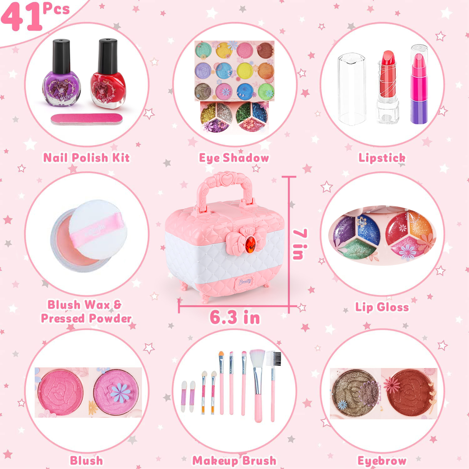 Kit de maquillaje lavable para - Beauty Makeup Kids reseña y precio