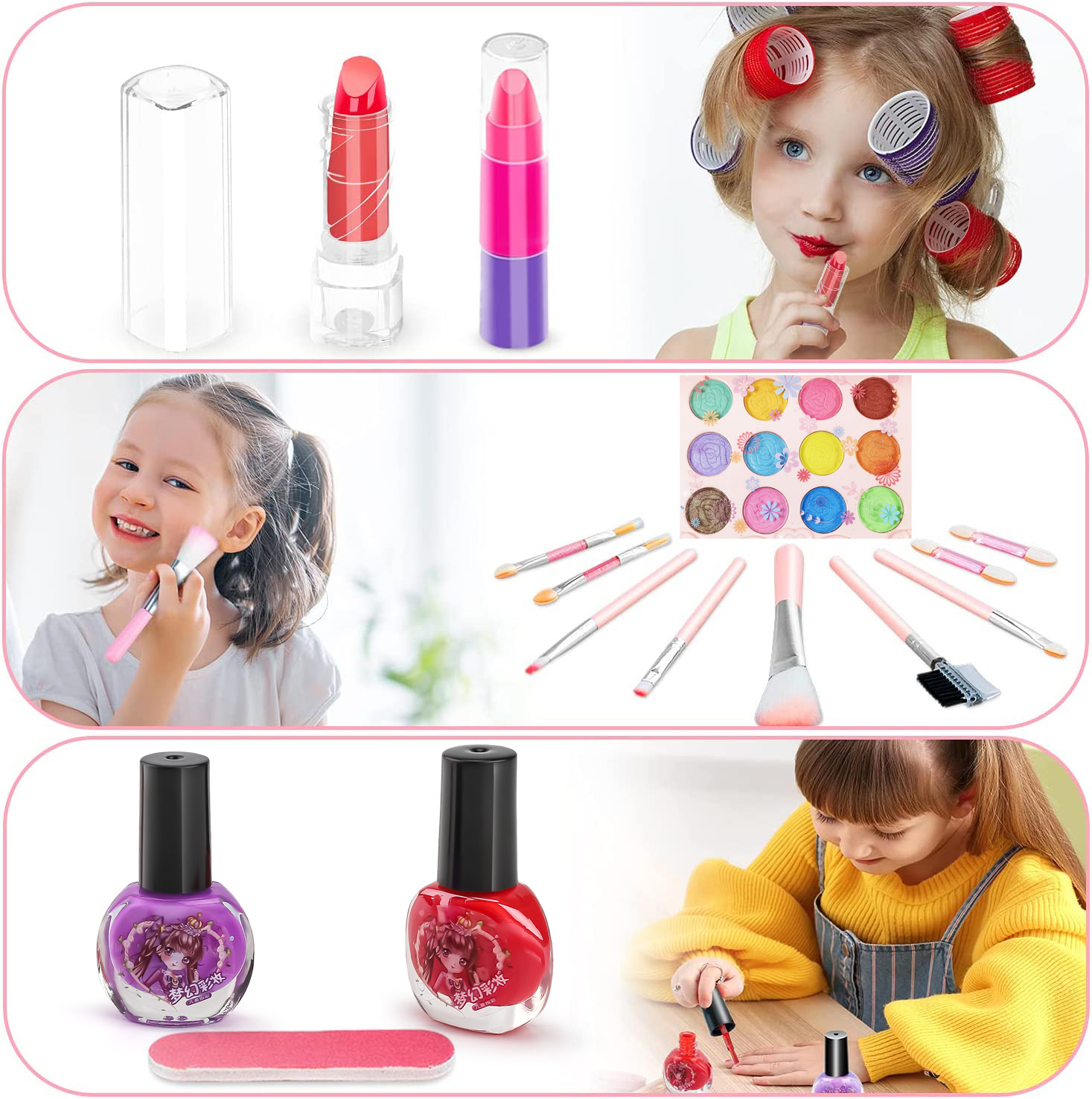 Kit de maquillaje lavable para - Beauty Makeup Kids reseña y precio