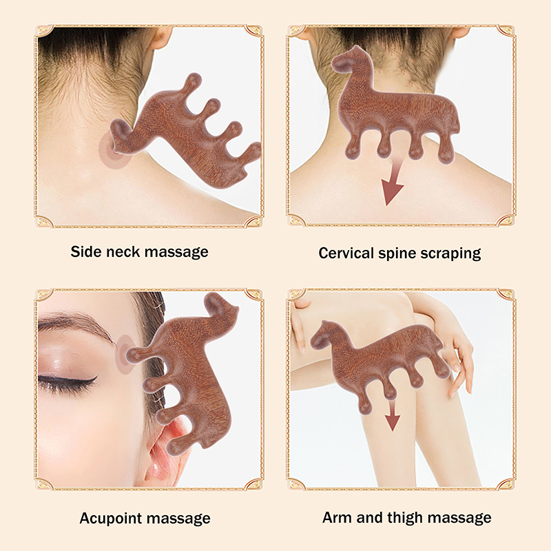 Peine de sándalo de madera del - Hair Scalp Massager reseña y precio