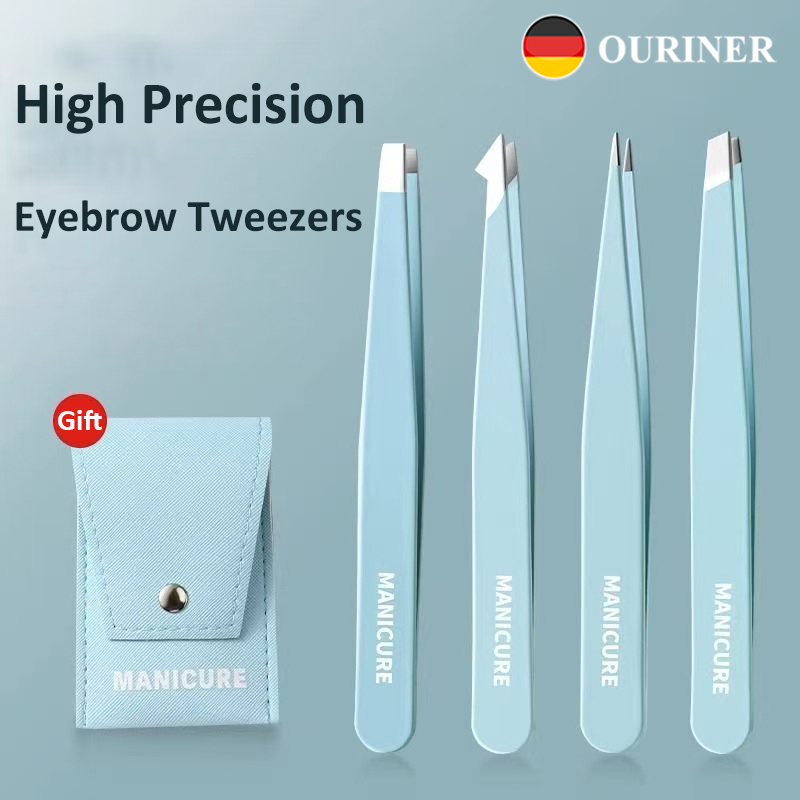 Pinzas para cejas coloridas, e - Beauty Makeup Remover reseña y precio