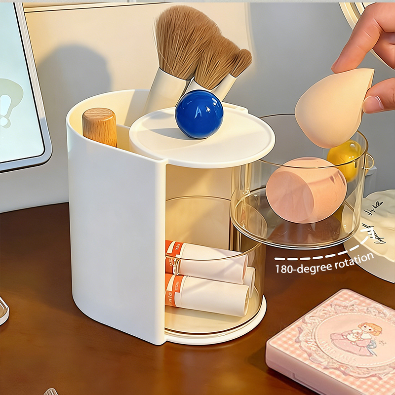 Organizador Giratorio 2 en 1 p - Beauty Makeup Lipstick reseña y precio
