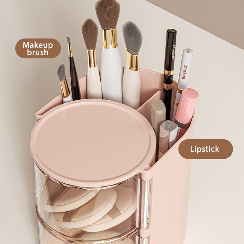 Organizador Giratorio 2 en 1 p - Beauty Makeup Lipstick reseña y precio