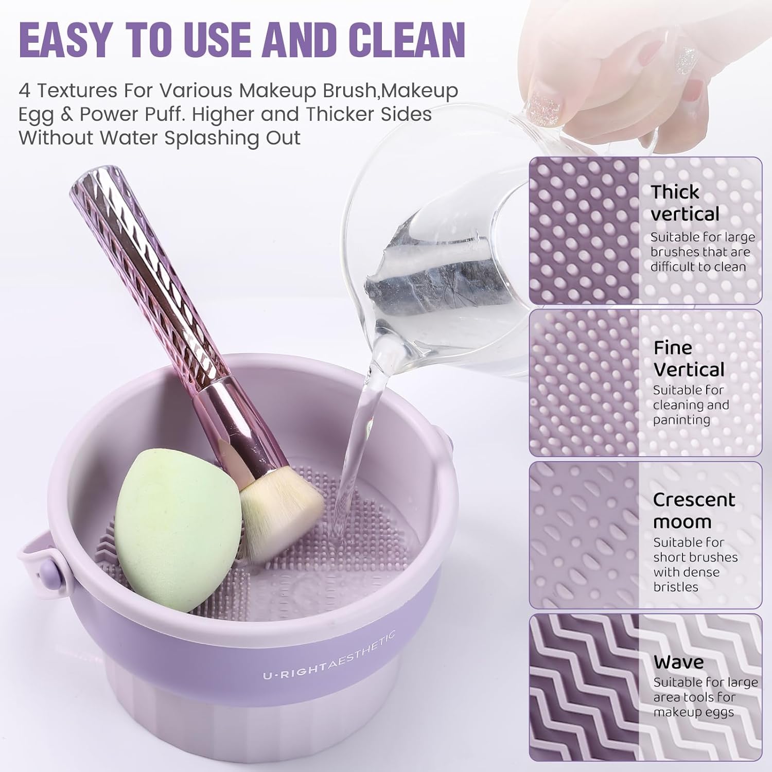 Tazón de limpieza para brochas - Beauty Makeup Egg reseña y precio