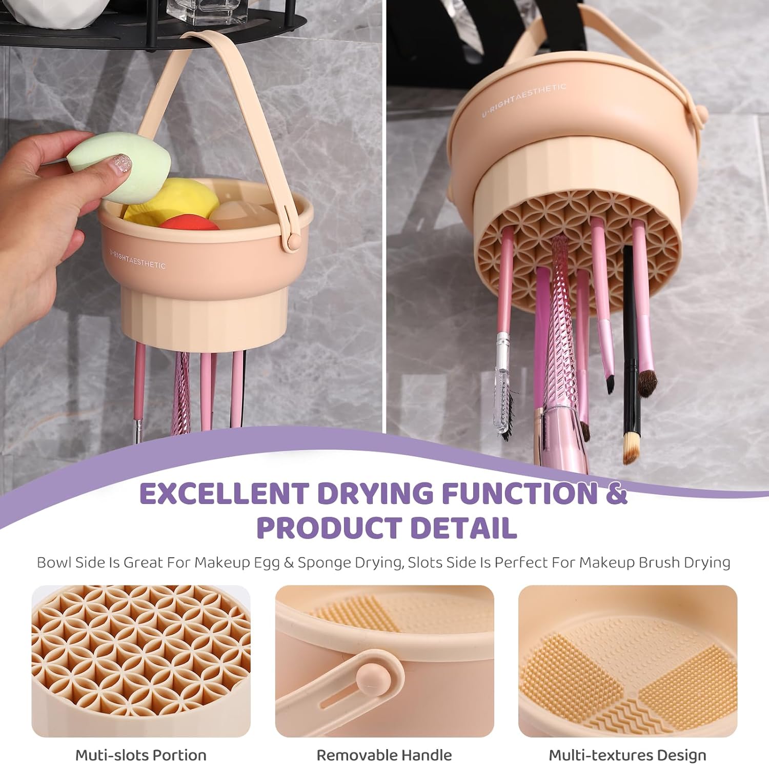Tazón de limpieza para brochas - Beauty Makeup Egg reseña y precio