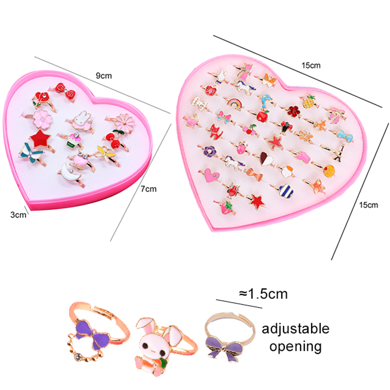 Anillos para niños, joyería ex - Beauty Makeup Kids reseña y precio