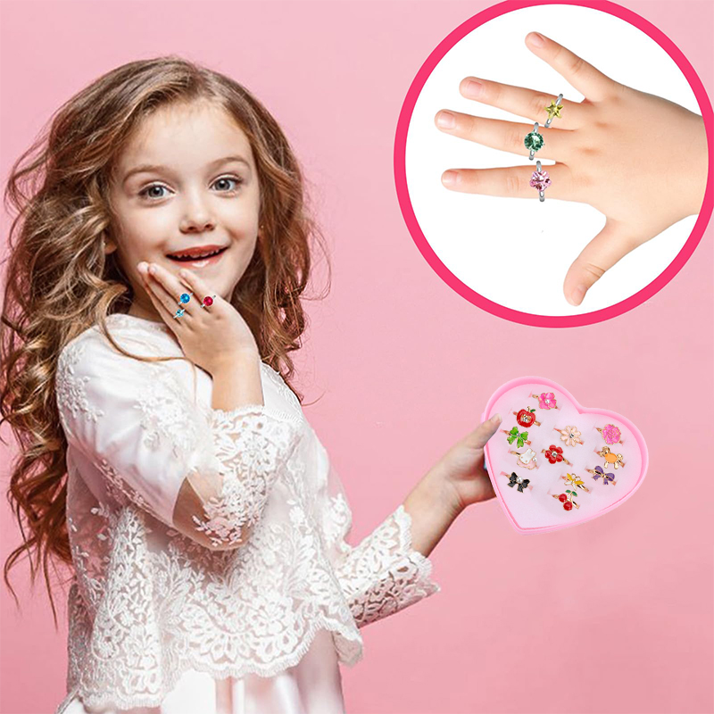 Anillos para niños, joyería ex - Beauty Makeup Kids reseña y precio