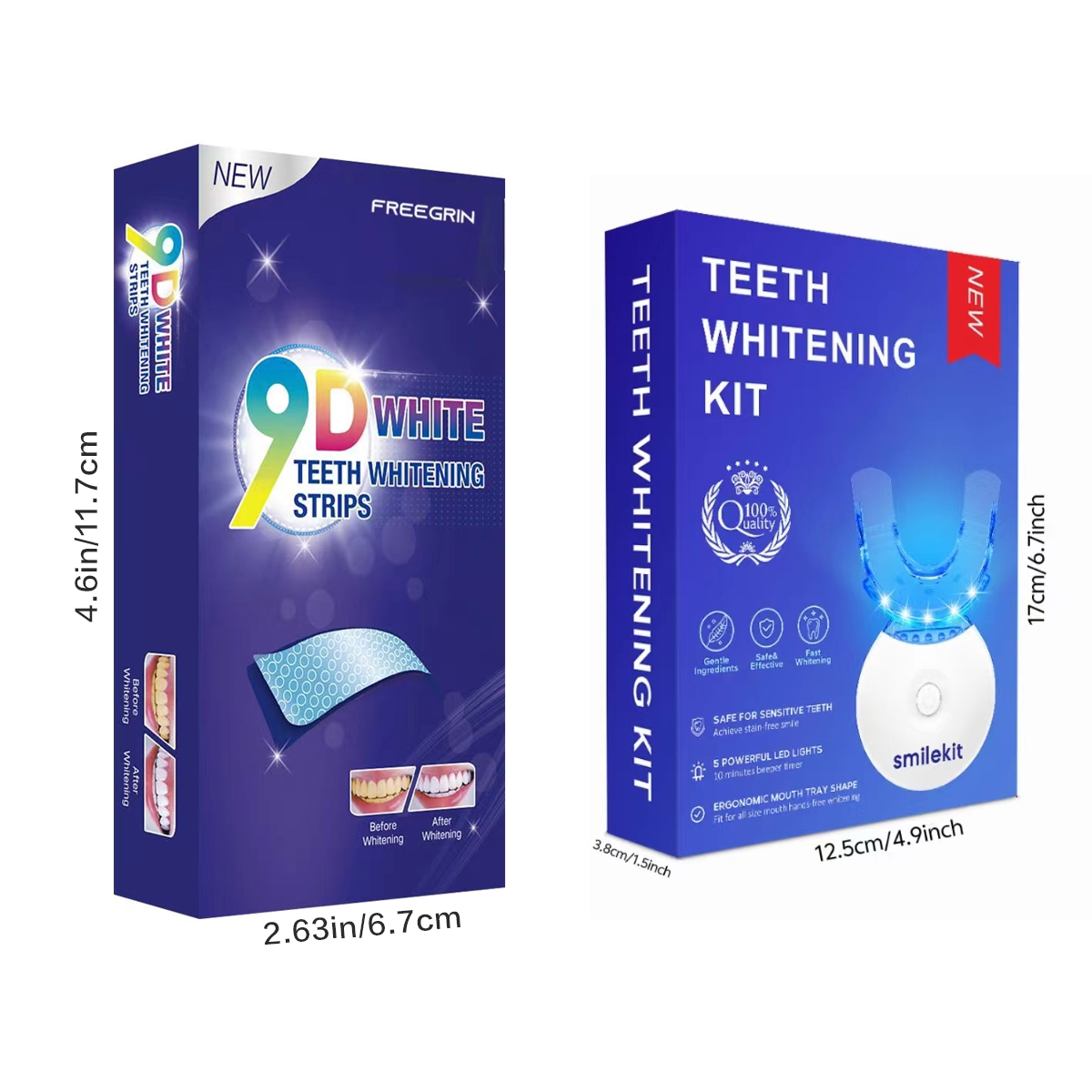 Kit de blanqueamiento dental:  - Teeth Whitening Strips reseña y precio