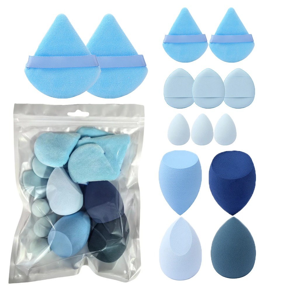 Juego de 14 esponjas de maquil - Beauty Makeup Egg reseña y precio