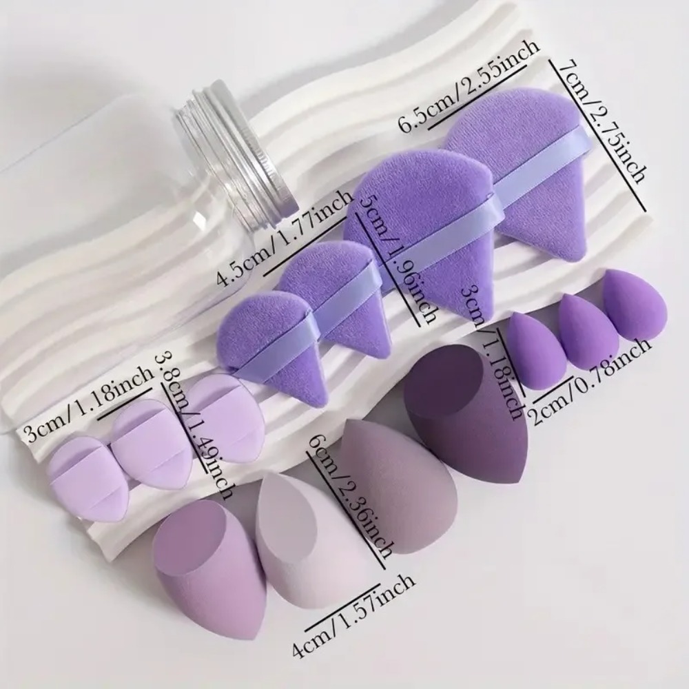 Juego de 14 esponjas de maquil - Beauty Makeup Egg reseña y precio