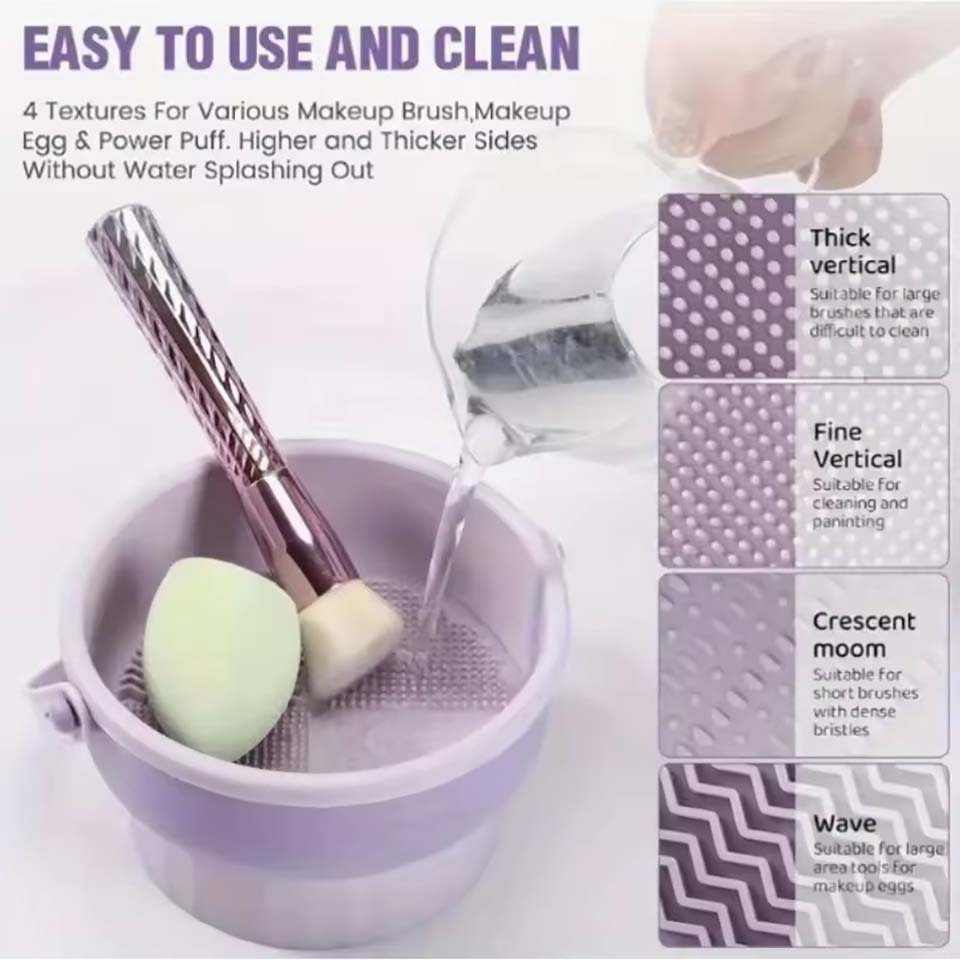 Tazón de limpieza para brochas - Beauty Makeup Egg reseña y precio