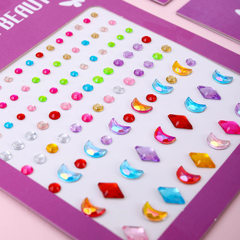 Pegatinas de Gemas Faciales Au - Beauty For You Makeup reseña y precio