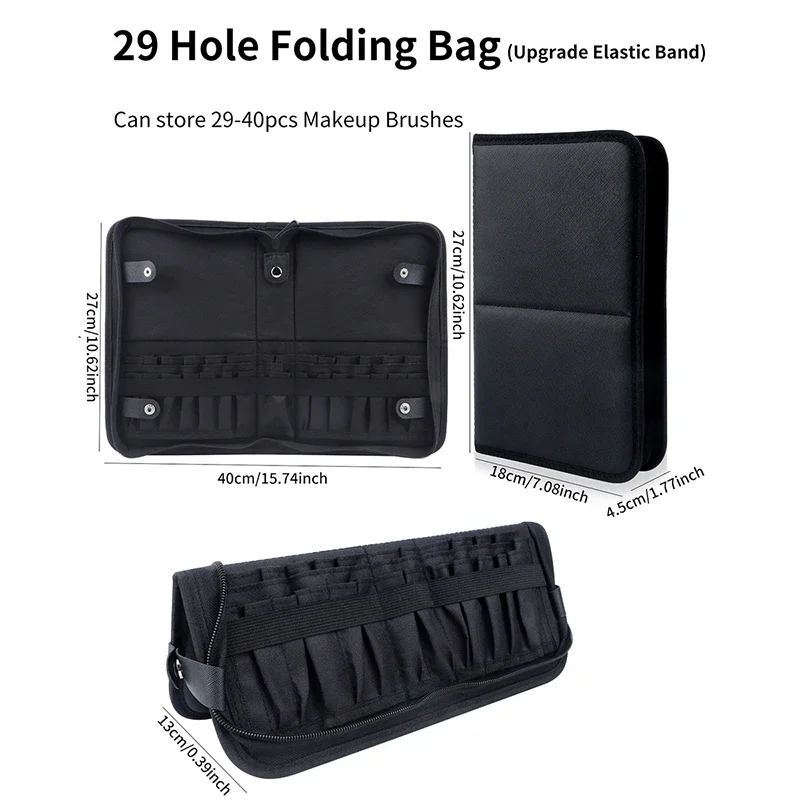Bolsa plegable para brochas de - Blush Brush Kabuki reseña y precio