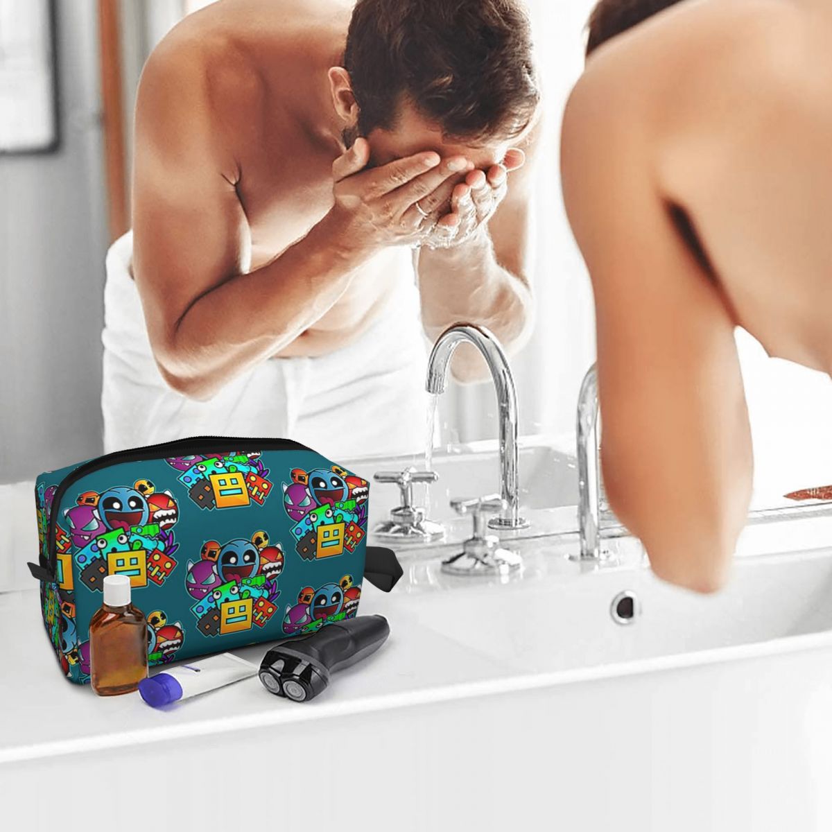 Bolsa de maquillaje Geometry D - Makeup Beauty Makeup Game reseña y precio